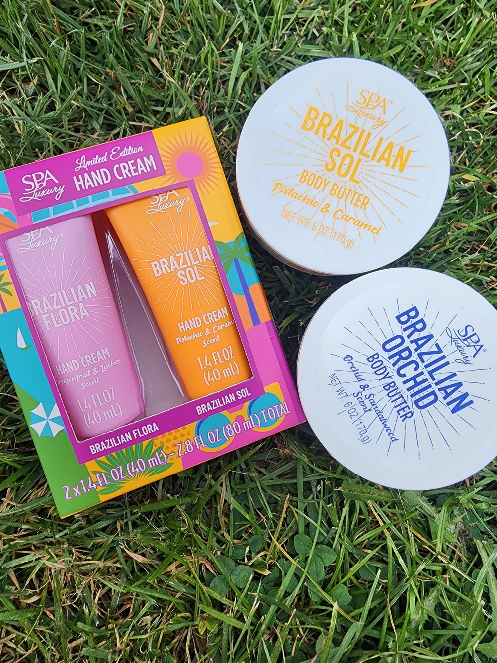 Spa Luxury Brazilian Body Butter & Limited Edition Hand Cream Set